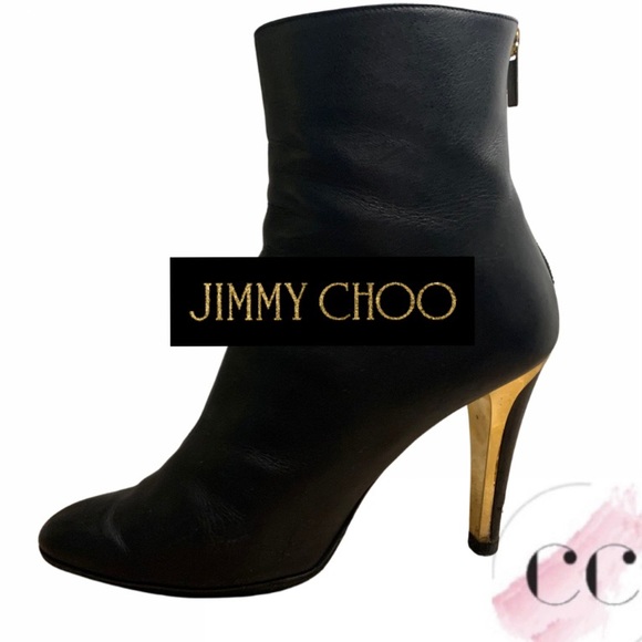 JIMMY CHOO ‘Bella’ Leather Boots - Picture 3 of 10